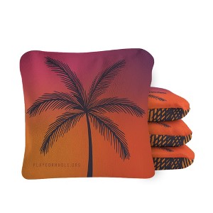 Skip's Garage | Tropical Synergy Pro Cornhole Bags (Set of 4) - 1 of 4