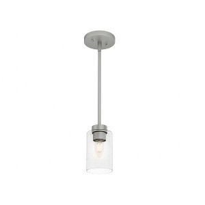 Hunter Fans Hartland 1 - Light Pendant in  Matte Silver - 1 of 4