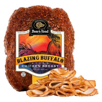 Boar&#39;s Head Blazing Buffalo Chicken - Deli Fresh Sliced - 4.5lbs - price per lb