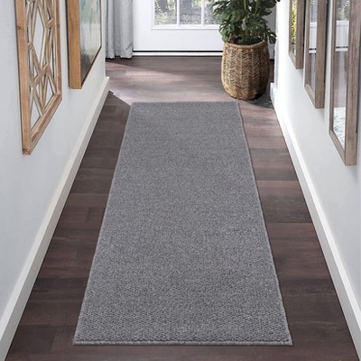 Washable Area Rugs Modern Solid Rug Low Pile Non Slip Carpet