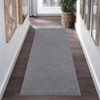 Washable Modern Solid Large Area Rugs for Bedroom Living Room, Soft Non Slip Textured Carpet for Home Office - 2 of 4
