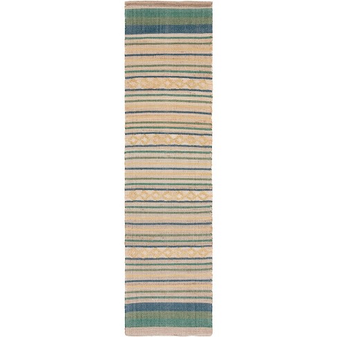 Kilim Anti-fatigue Comfort Long Floor Mat Blue - Brewster : Target