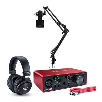 Focusrite Scarlett Solo Studio 3rd Gen USB Audio Interface Recording Bundle