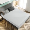 PiccoCasa 100GSM Microfiber Striped Bed Fitted Sheet 16 Inch Deep Pocket Bed Mattress Cover - image 2 of 3