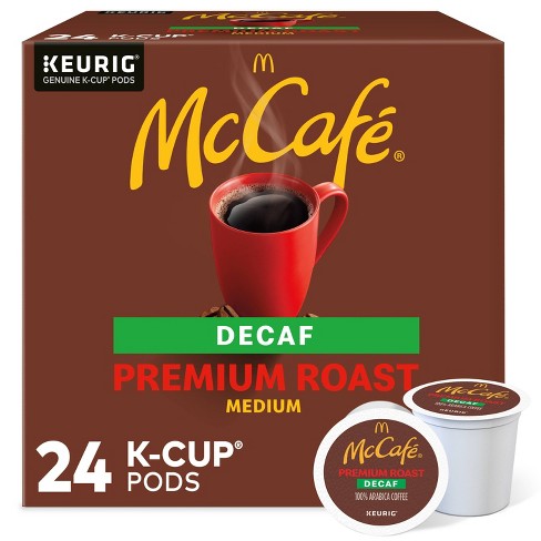 24ct Mccafe Premium Roast Decaf Keurig K cup Coffee Pods