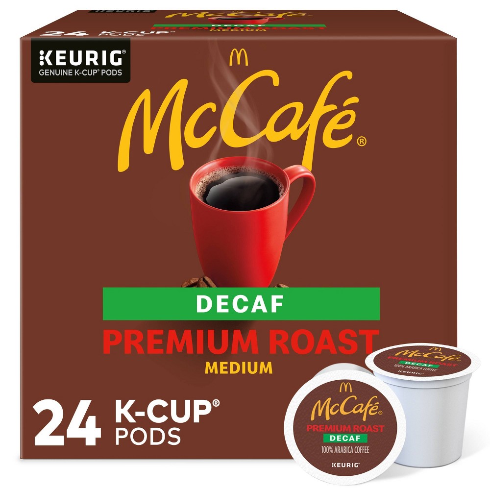 Photos - Coffee 24ct McCafe Premium Roast Decaf Keurig K-Cup  Pods Decaffeinated Med