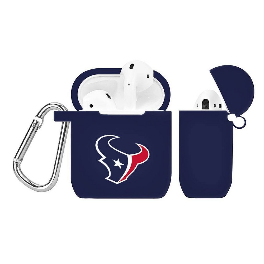 Photos - Portable Audio Accessories NFL Houston Texans Silicone AirPods Case Cover