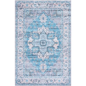 Martha Stewart Traditional MSRW113 Machine Washable Skid Resistant Power Loomed Indoor Rugs - 1 of 4