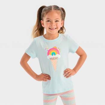 Toddler Girls' 'Ice Cream' Short Sleeve T-Shirt - Cat & Jack™ Blue