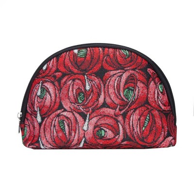 Signare USA Mackintosh Rose and Teardrop Red Cosmetic Make Up Bag