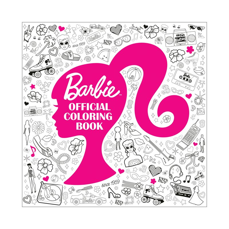 Barbie: Official Coloring Book - by  Random House (Paperback), 1 of 2
