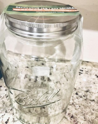 Ball 1gal Glass Storage Jar Clear: Dishwasher-safe Canning Jar, 11.26 ...