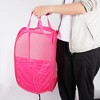 Unique Bargains Folding Round Laundry Basket 14.17"x22.83" 1 Pc - 2 of 4
