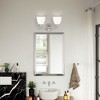 Livex Lighting Somerville 2 - Light Vanity in  Brushed Nickel - 3 of 4