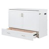 Full Size Murphy Bed with Drawer and USB Ports - 4 of 4