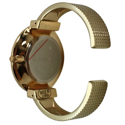 Olivia Pratt Big Round Face with Rhinestones Women Watch