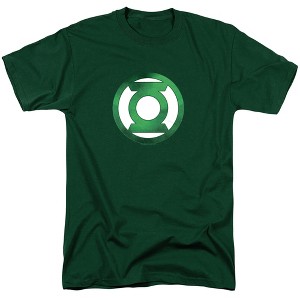 Men's Green Lantern Green Chrome Logo T-Shirt - 1 of 4