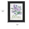 HomeRoots Bloom Where You Are Planted Black Framed Print Wall Art - 3 of 4