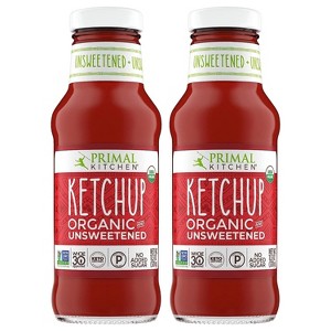 Primal Kitchen Organic Unsweetened Ketchup, No Cane Sugar or Artificial Sweeteners, 11.3 oz, Pack of 2 - 1 of 1