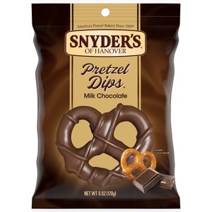 Snyder's of Hanover Holiday Milk Chocolate Pretzel Dips - 6oz - 1 of 4
