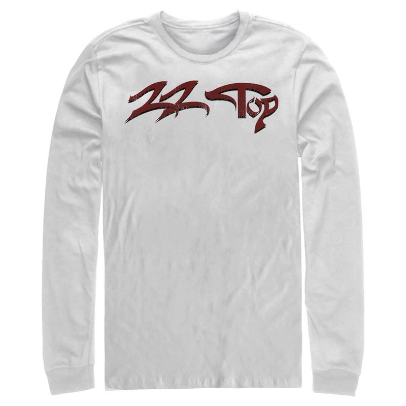 Men's ZZ TOP Retro Logo Long Sleeve Shirt, 1 of 5