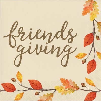 48ct Thankful Friendsgiving Napkins