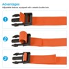 Unique Bargains Travel Outdoor Bag Luggage Packing Utility Strap with Buckle - 4 of 4