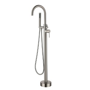 CASAINC Single-Handle Floor Mounted Claw Foot Freestanding Tub Faucet in Chrome - 1 of 4
