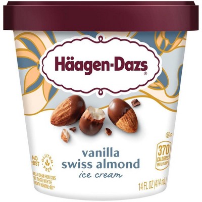 Haagen-Dazs Vanilla Swiss Almond Ice Cream - 14oz