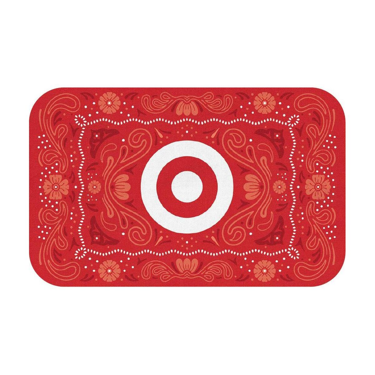 Summer Print Bullseye Target GiftCard