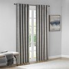 Poly Velvet Soft Solid Curtain Panel Pair, Light Sheen and Plush Textured Light Filtering Curtain for Various Decor Styles - image 2 of 4