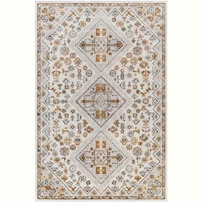 Mark & Day Melyssa 1'1"x5' Rectangle Woven Indoor Area Rugs Burnt Orange/Ivory: Geometric Rustic Polypropylene Rug