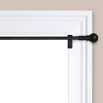  Command Matte Black Curtain Rod Hooks with Command