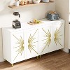 Hommoo 59" Sideboard Buffet Storage Cabinet White - image 4 of 4