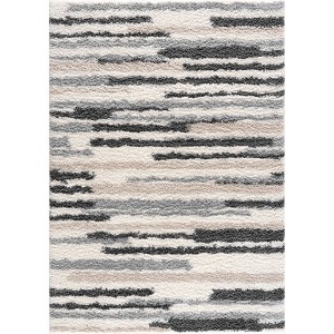 Hauteloom Zoya Irregular Striped Area Rug - 1 of 4