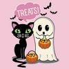 Girl's Lost Gods Halloween Treat Friends T-Shirt - 2 of 4