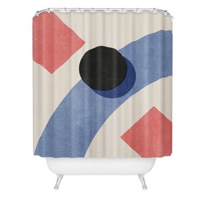 Deny Designs Daniel Coulmann Balls Ice Hockey Shower Curtain - 1 of 3