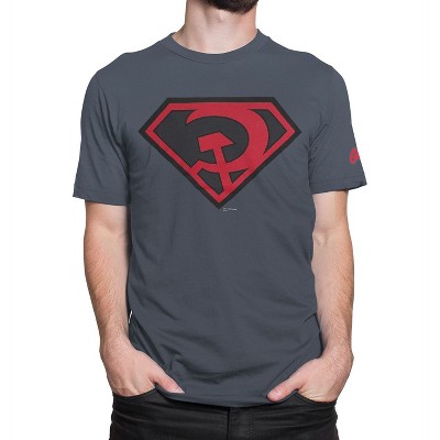 Mens Superman Red Son Symbol T-Shirt
