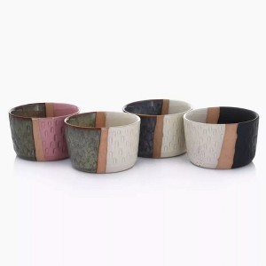 DUKA Set of 4 Small Natural Stone Serving Bowls - 1 of 4
