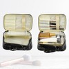 Unique Bargains Makeup Bag Cosmetic Brush Storage Box Makeup Organizers Travel Bag 8"x5"x4" 1 Pcs - 2 of 4