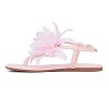 New York & Company Big Flower Women's T-Strap Sandal - 3 of 4