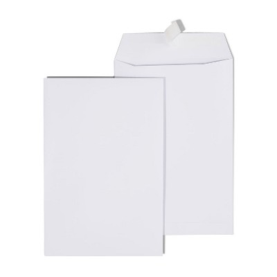 Staples EasyClose Catalog Envelopes 6' x 9" White Wove 100/Box (20139) 892099N