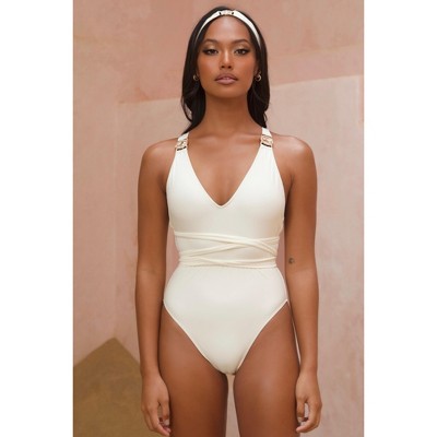 Moda Minx Amour 'Coconut' Crystal Multiway Swimsuit