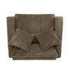 Sapphtopaz Single Lazy Sofa with Backrest Corduroy Upholstered Couches for Living Room with Armrests Comfy Couch Sofa Bed for Apartment,Bedroom - 2 of 4
