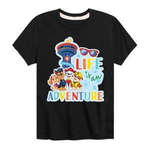 Boys' - Paw Patrol - Life Is An Adventure Short Sleeve Graphic T-Shirt - 1 of 4