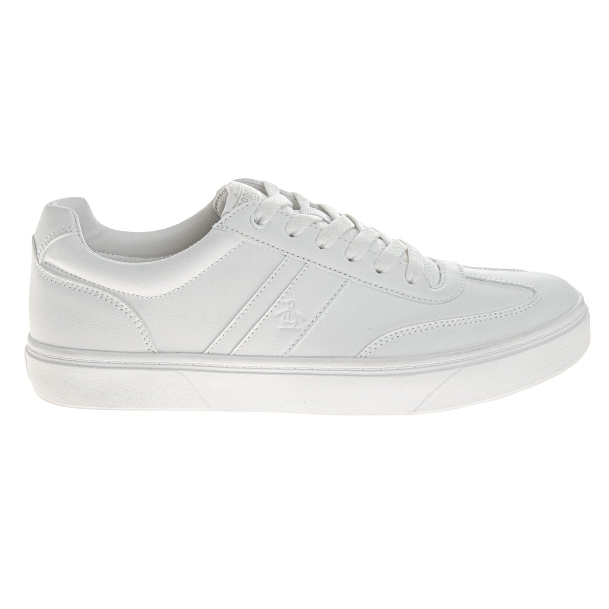 Мужские Penguin Men's Lace Up Casual Sneakers, White, Size: 10 — фото 2
