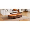 NicBex 47" Smart LED Coffee Table, Dimming Rectangular Center Table with 2 Hidden Drawers & Touch Control  for Living Room & Home Theater - 4 of 4