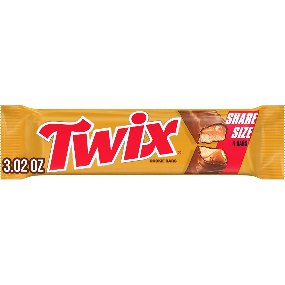 UPC 040000004059 product image for Twix Chocolate Caramel Candy Cookie Bars Sharing Size - 3.02oz | upcitemdb.com