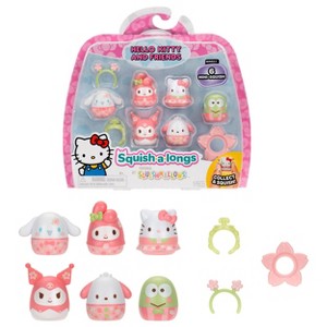 Hello Kitty Style 2 W2 Squish-a-longs Figure - 6pk - 1 of 4
