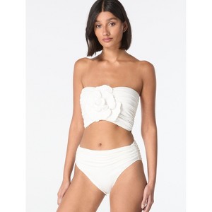 Carmen Marc Valvo Bandeau Crop Top - 1 of 4